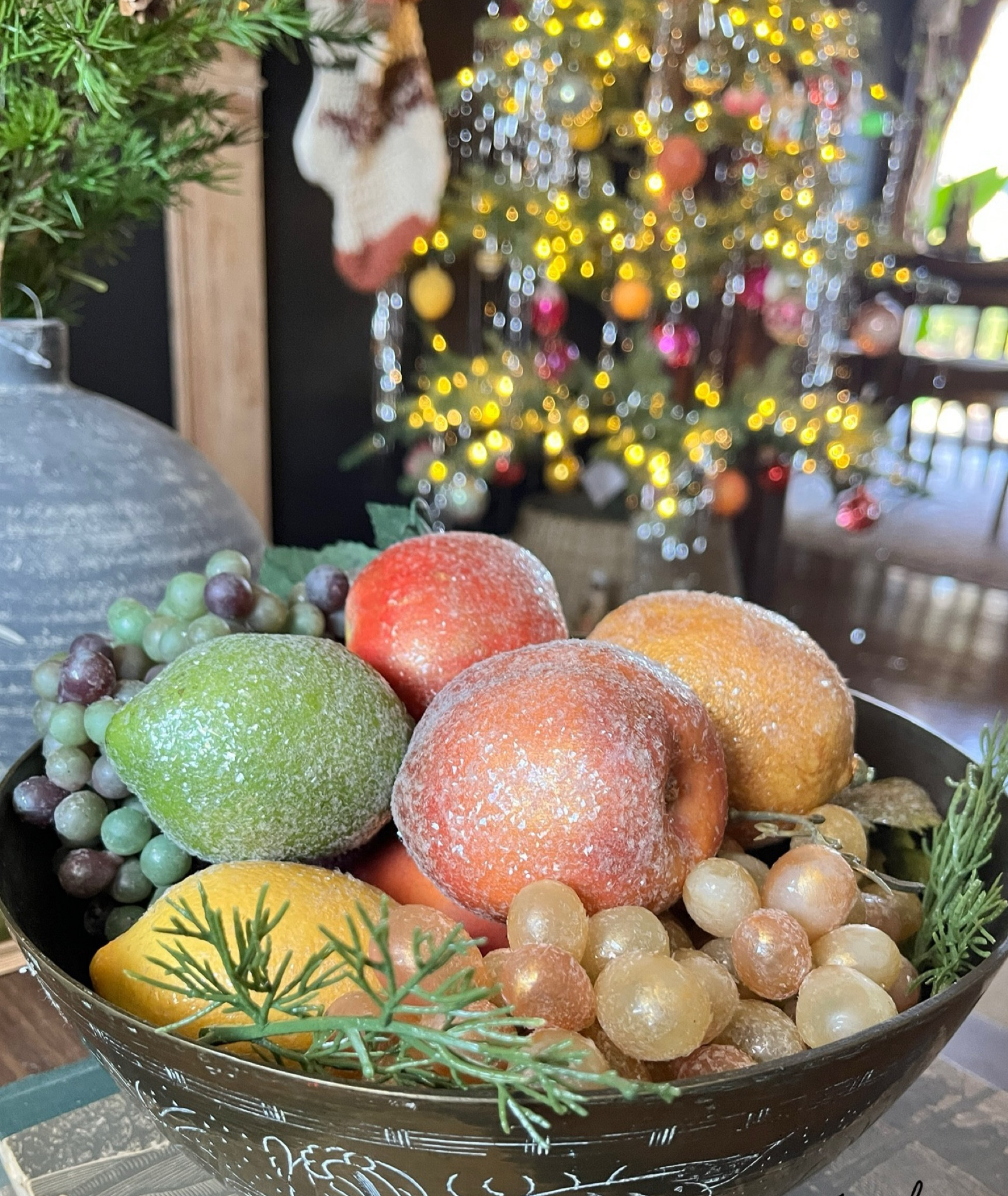 Sugared and spun cotton fruit and sugared ornaments for a vintage feel 

#LTKCyberWeek #LTKSeasonal #LTKHoliday