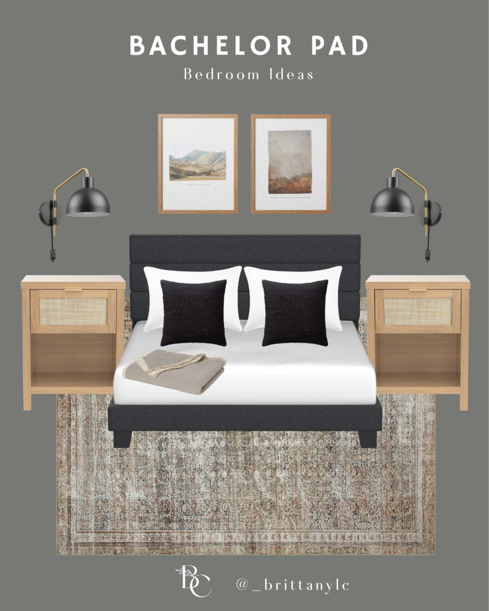 Bachelor pad, masculine bedroom ideas! Everything from Amazon and Target too.

#LTKSeasonal #LTKhome #LTKmens