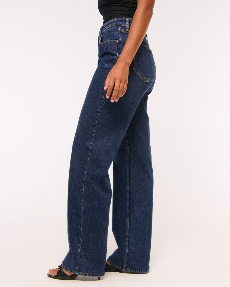 Women's Curve Love High Rise 90s Relaxed Jean | Women's New Arrivals | Abercrombie.com | Abercrombie & Fitch (US)