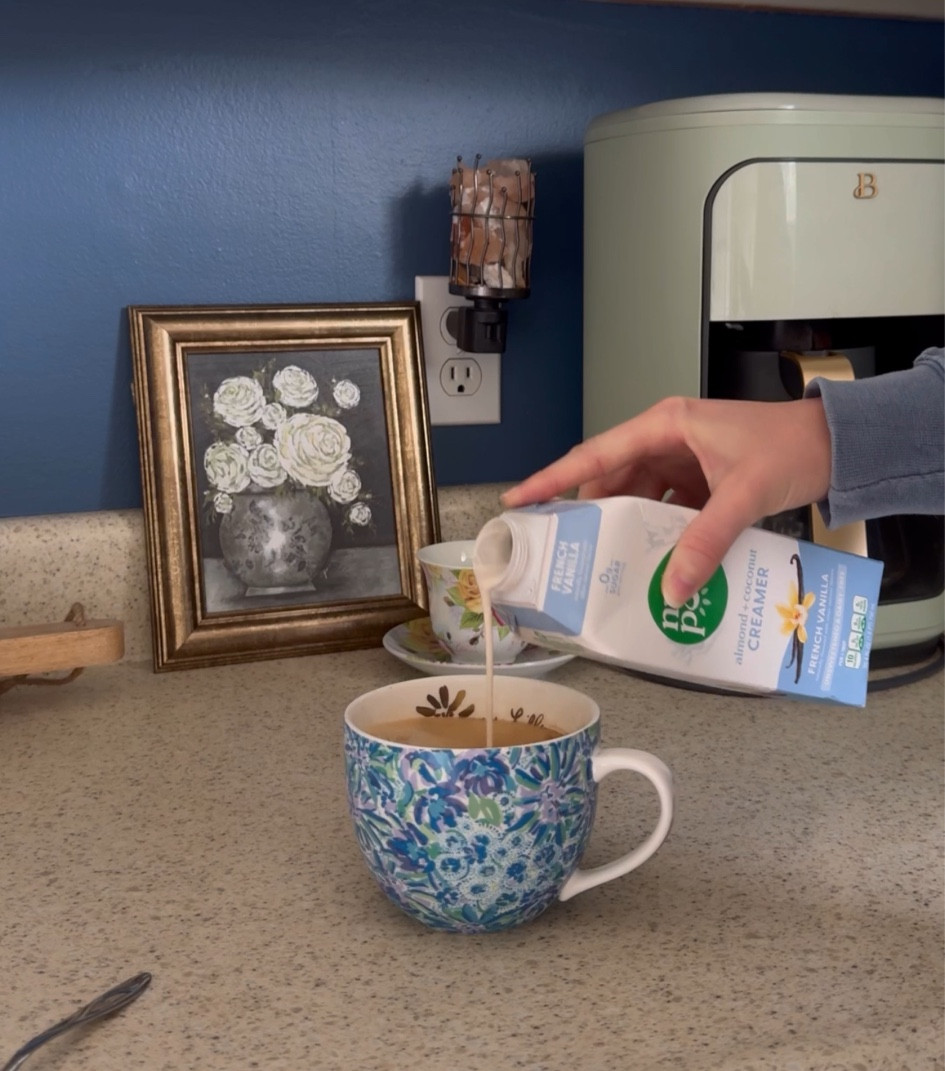 Morning coffee 💙 My favorite mug, especially in the summer time! 

#LTKSaleAlert #LTKFindsUnder50 #LTKHome