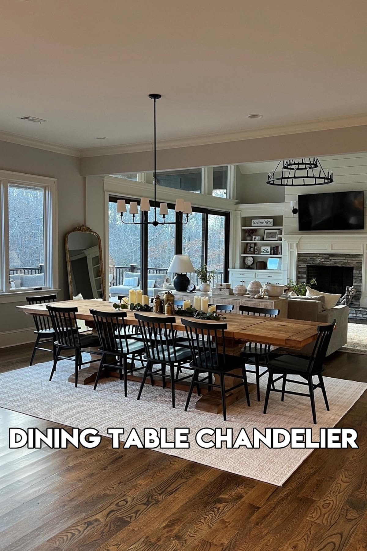 Kichler Chandelier, Black, 6 Light | Amazon (US)