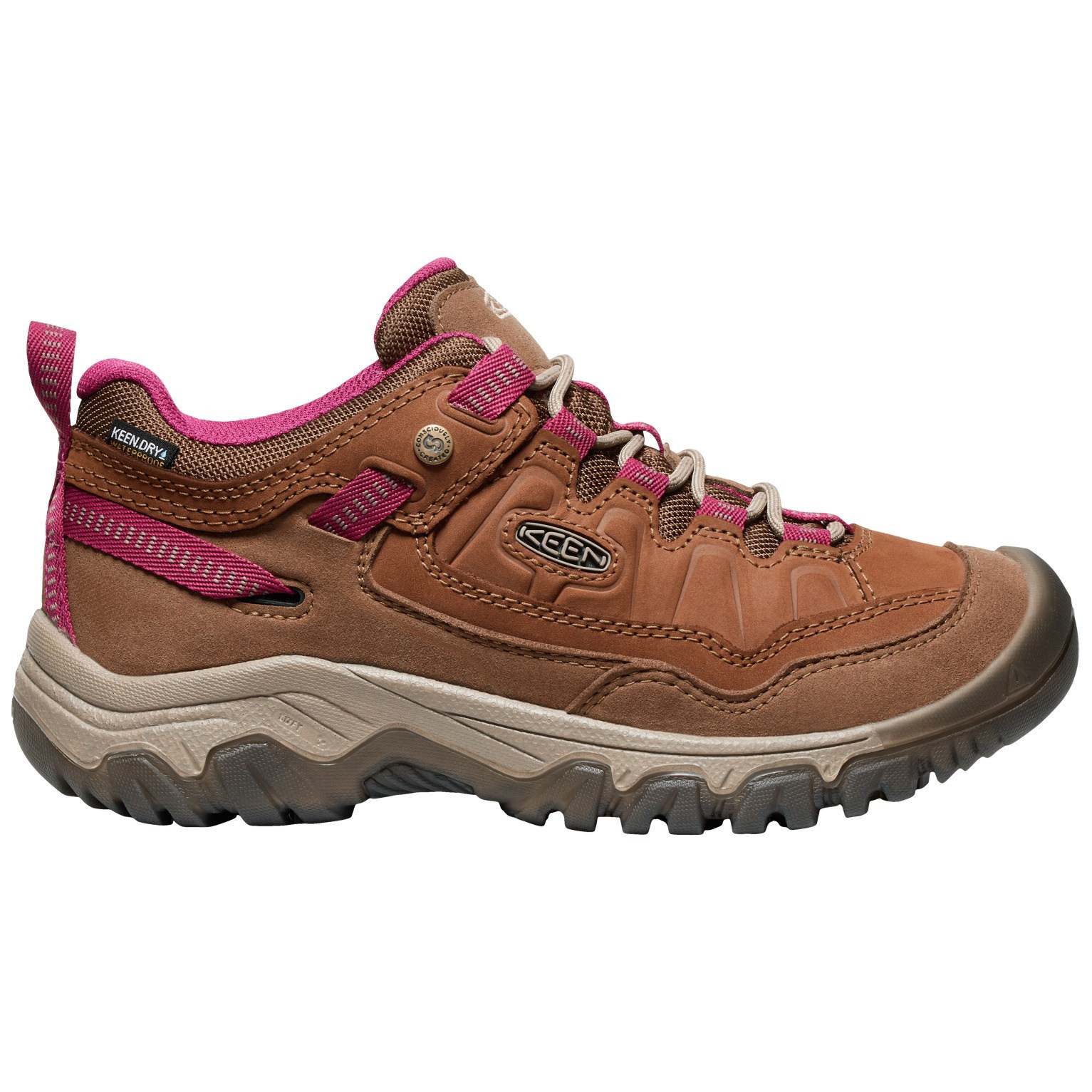 KEEN Women's Targhee IV Waterproof Hiking Shoes  Brown 6.5 | REI