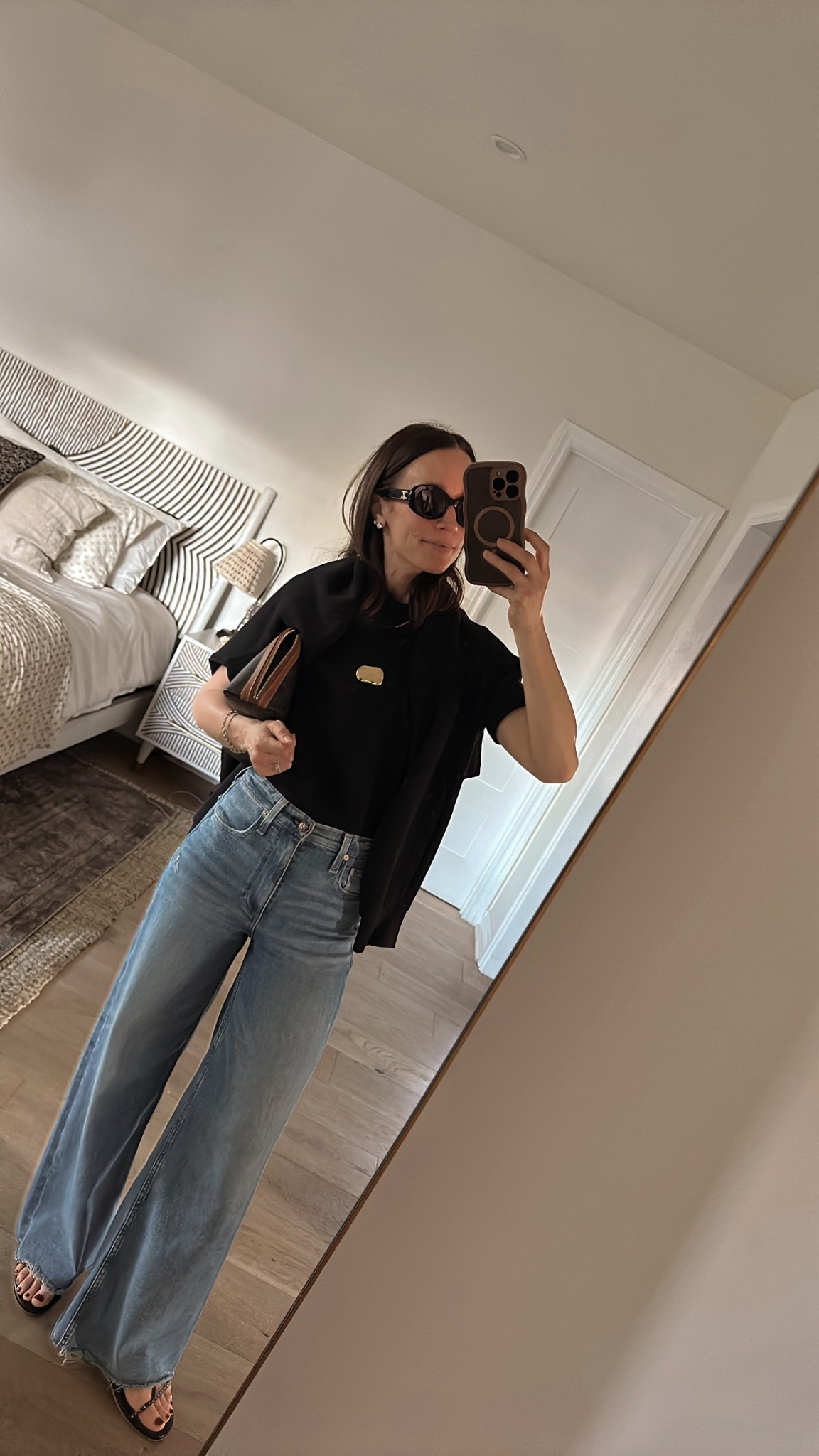 Today’s outfit- a modification of January’s capsule since it was 80 degrees 

#LTKOver40 #LTKPetite