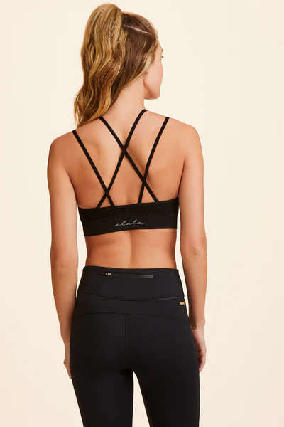 Essential Seamless Layer Bra -
                
                    in Black | Alala