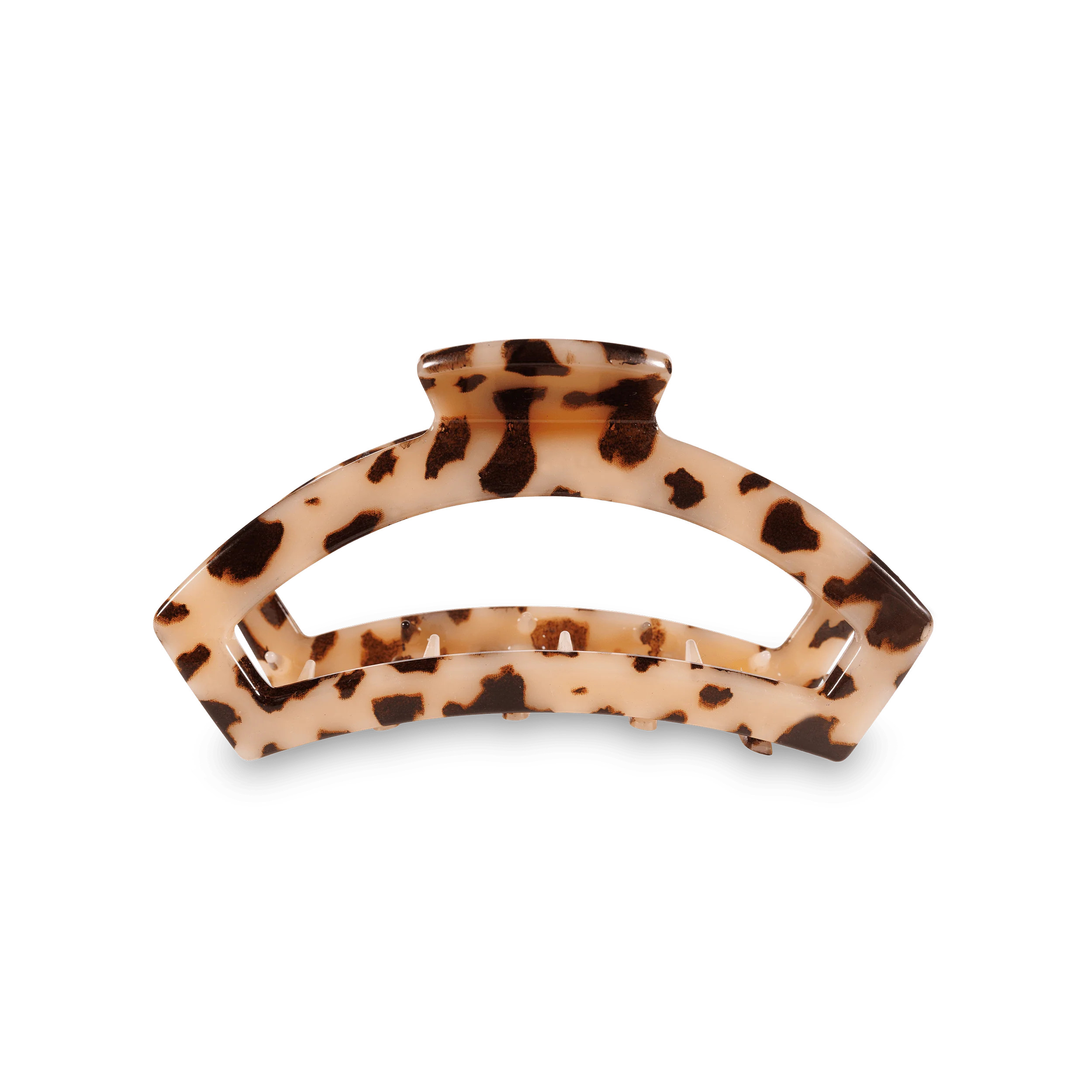 Open Blonde Tortoise Medium Claw Hair Clip | TELETIES