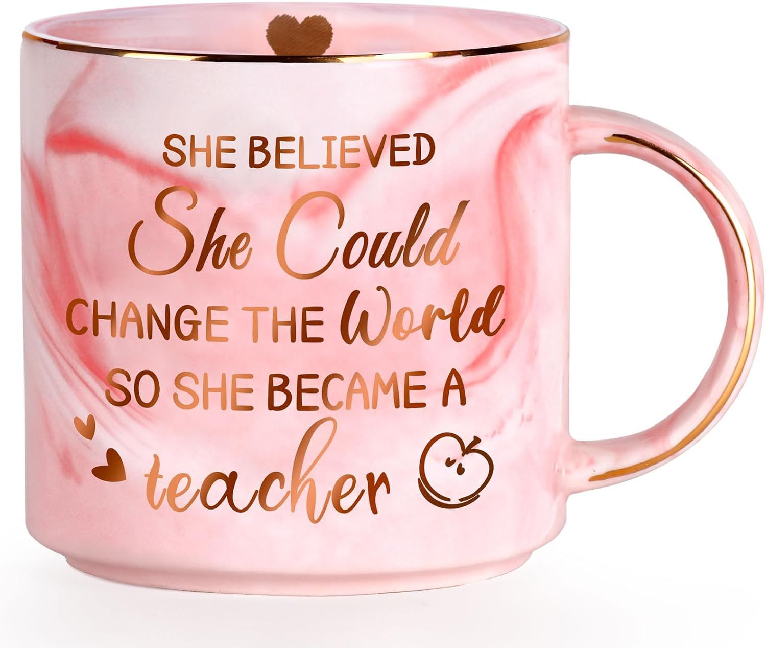 Teacher Appreciation Gifts for Women,12oz Novelty Coffee Mug Gifts for Teacher,Graduation Gifts f... | Amazon (US)