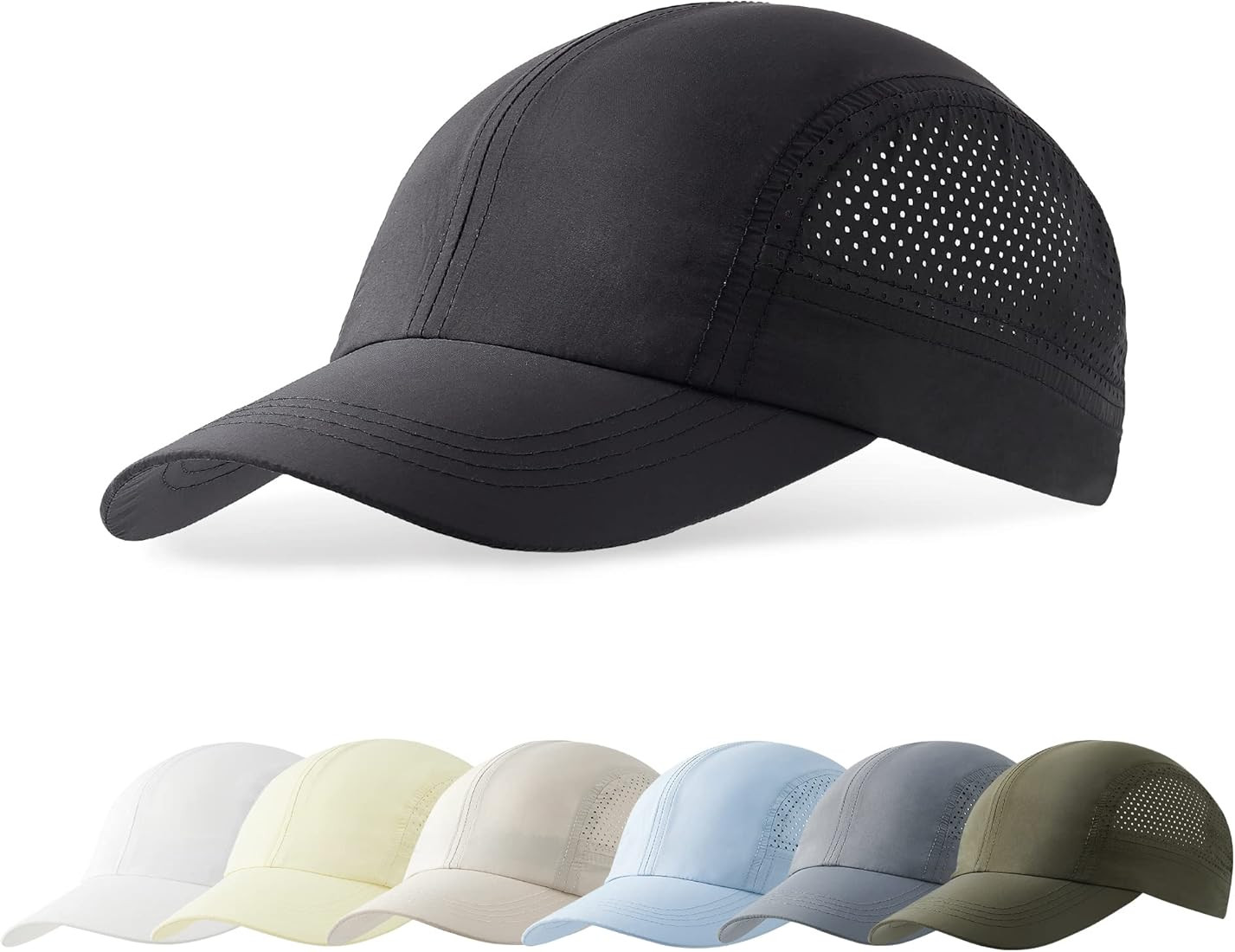 Cool Sun Hat Outdoor Sport Cap Breathable Quick Drying Waterproof Unstructured Running Climbing f... | Amazon (US)