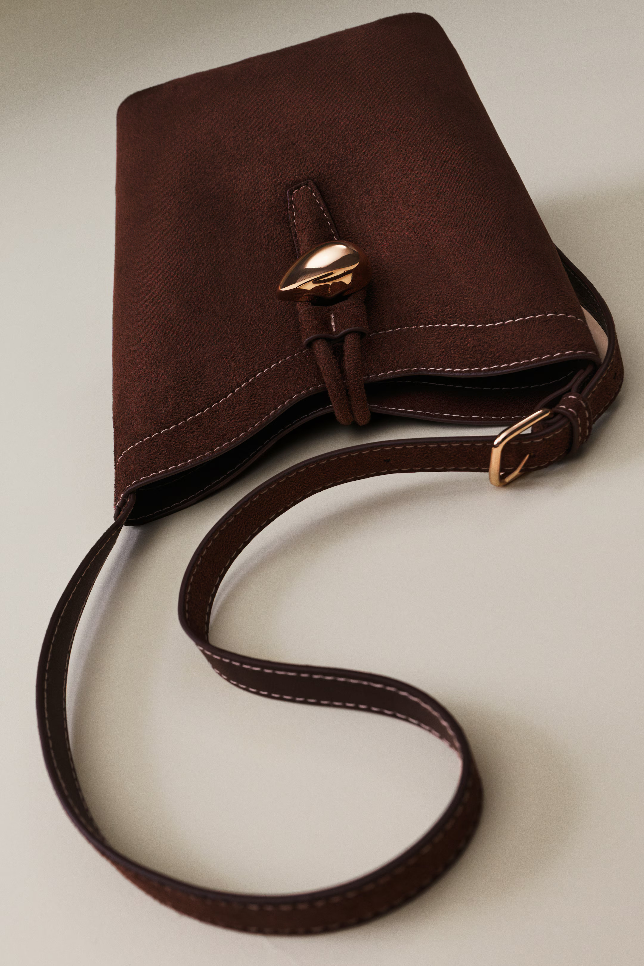 Crossbody bag - Dark brown - Ladies | H&M GB | H&M (UK, MY, IN, SG, PH, TW, HK)