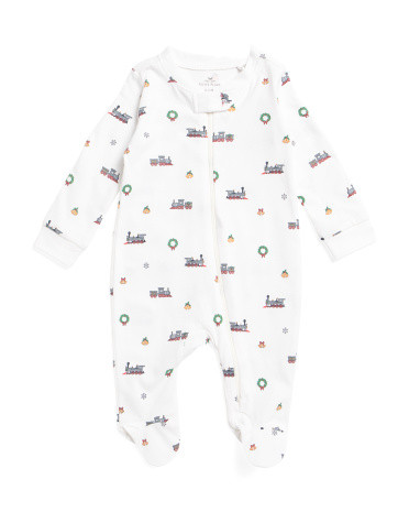 Baby Arctic Express Knit Footie Pajamas | TJ Maxx