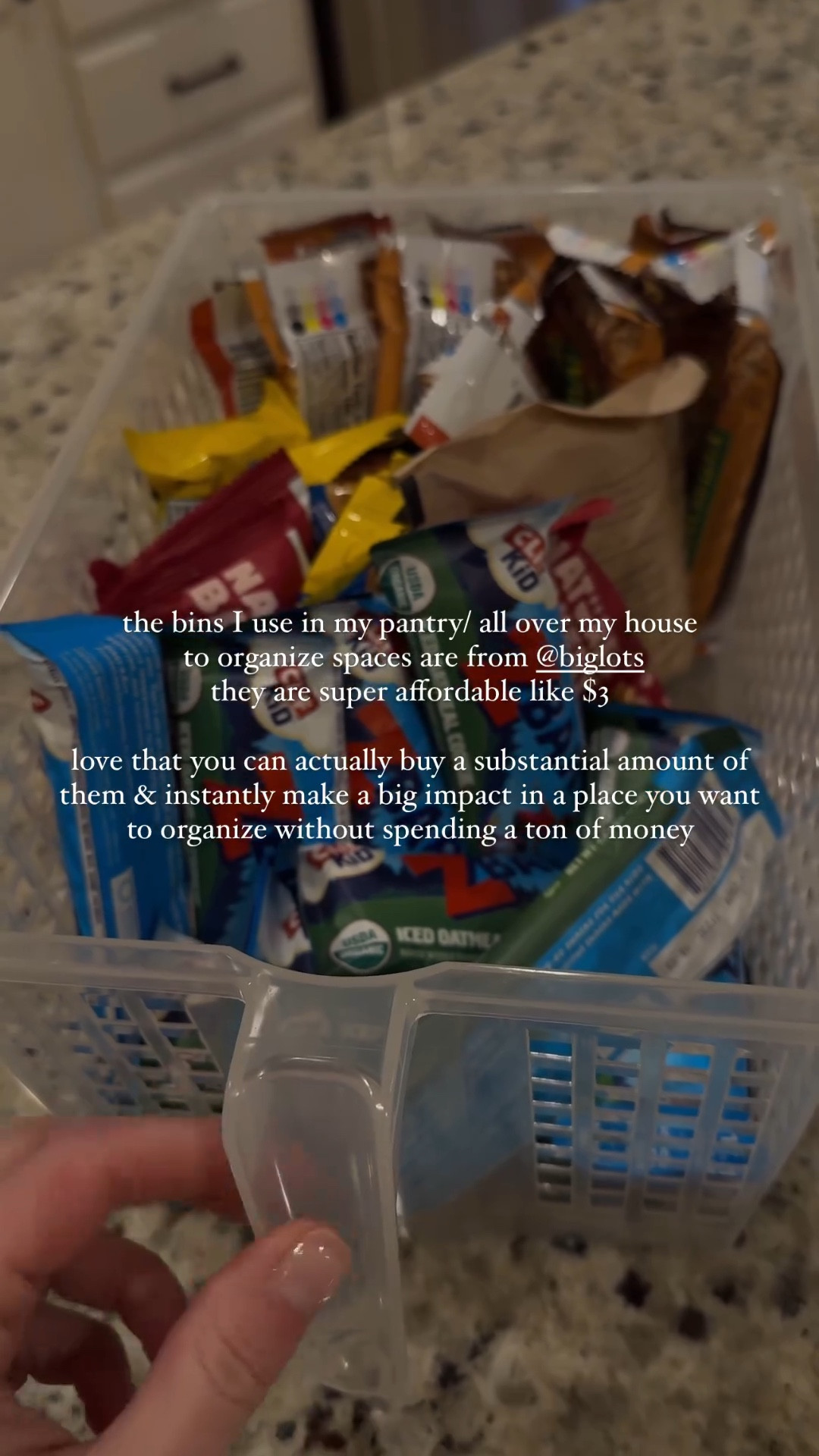 I am linking this exact style bin from the retailers I can, but if you live near a big lots be sure to check in store. 



@Morgan.Speiser 
kitchen organization, storage baskets, organization tips, home organization 

#LTKVideo #LTKhome #LTKfamily