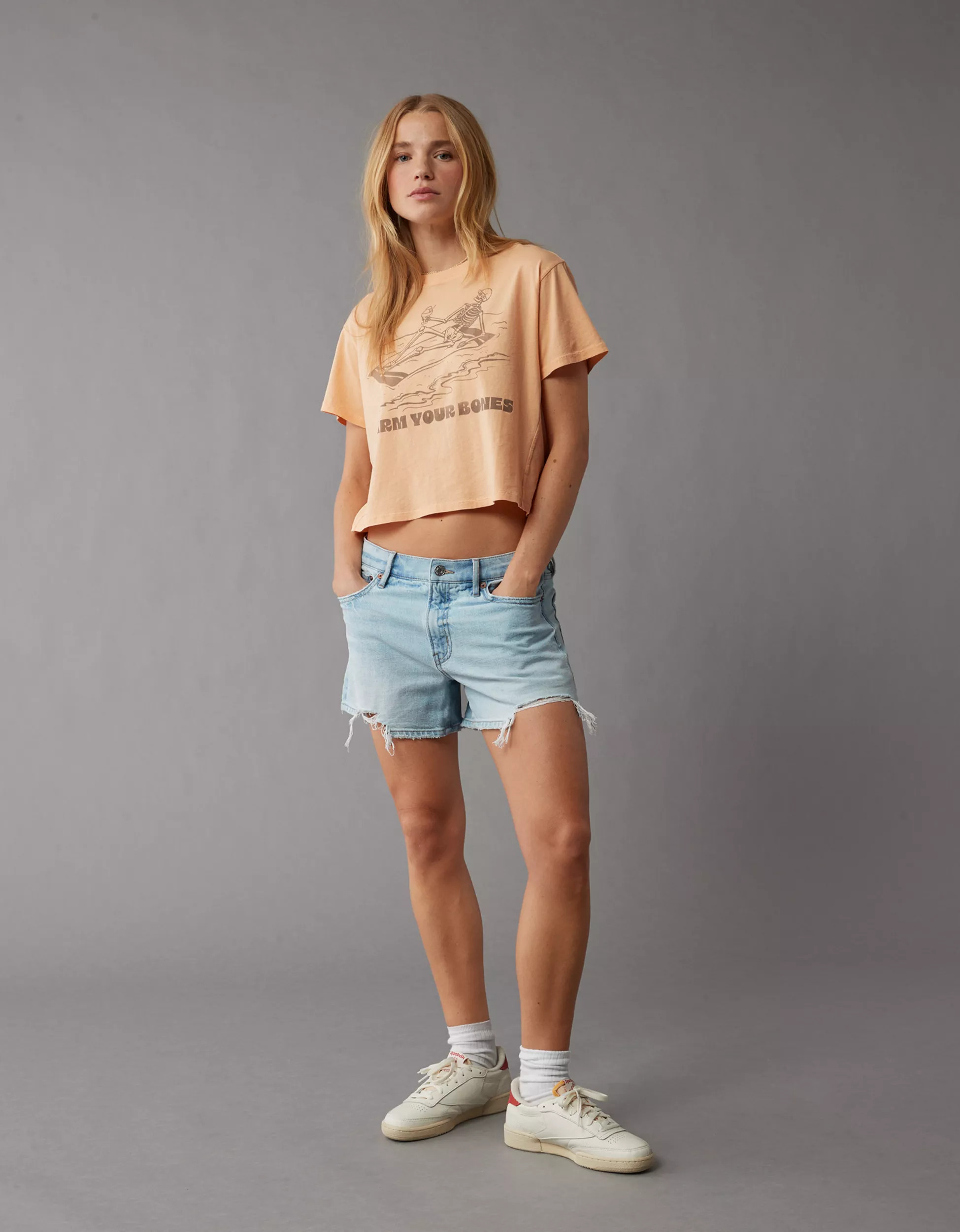 AE Cropped Graphic T-Shirt | American Eagle Outfitters (US & CA)