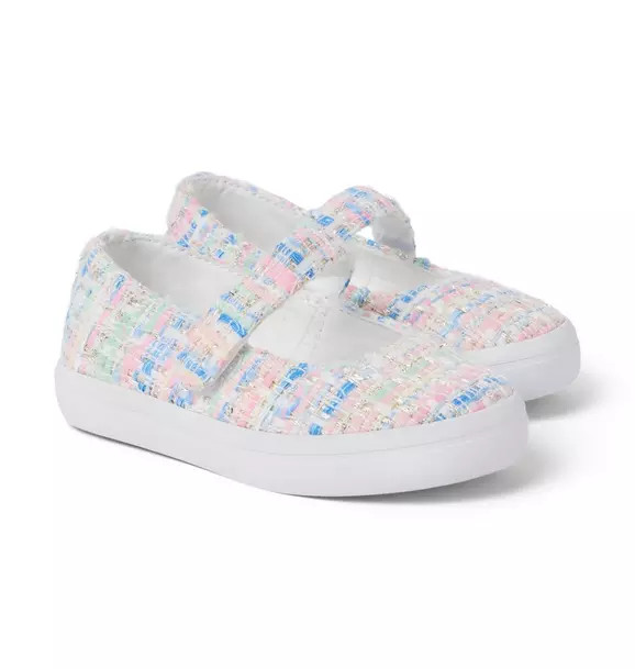Mary Jane Tweed Sneaker | Janie and Jack