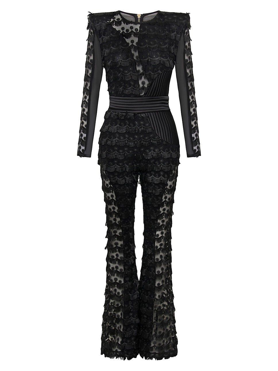 The Hustle Lace Flared Jumpsuit | Saks Fifth Avenue