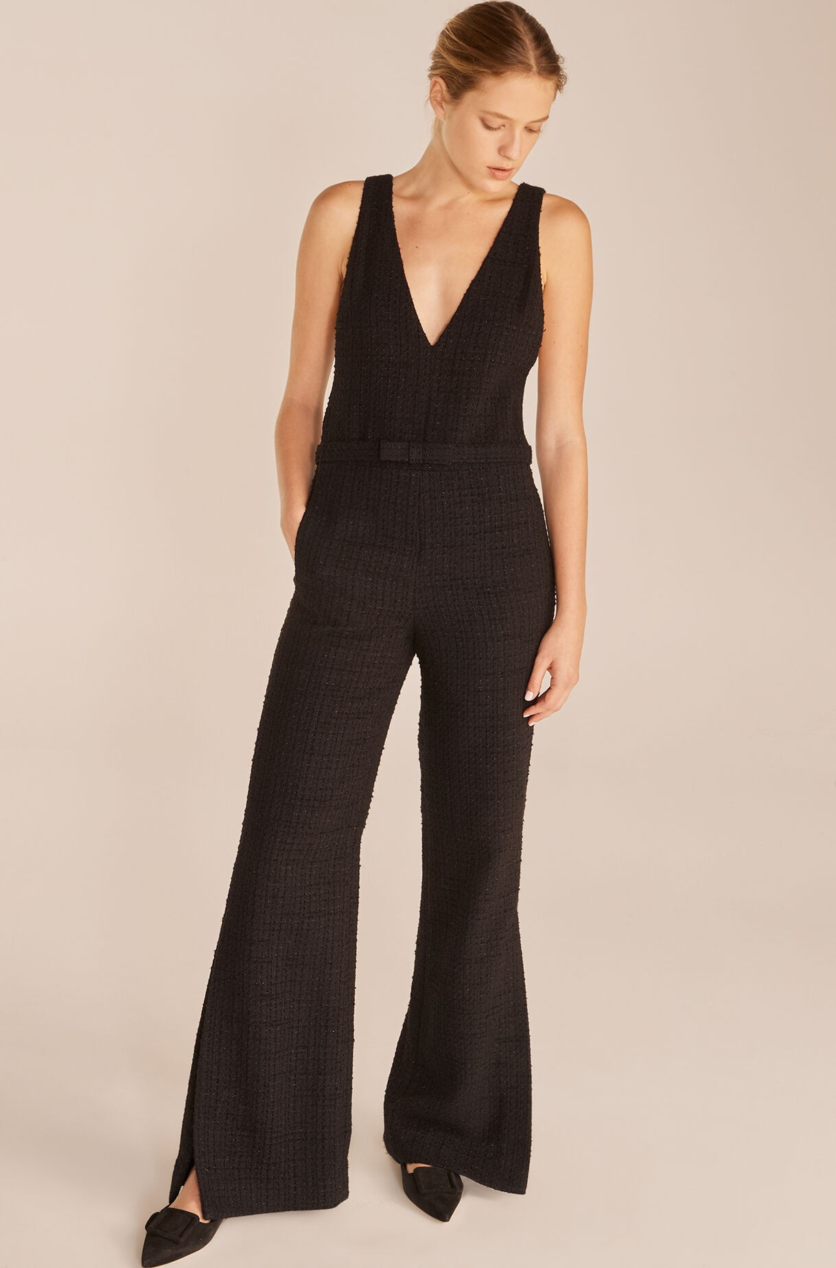Tweed Jumpsuit | Rebecca Taylor