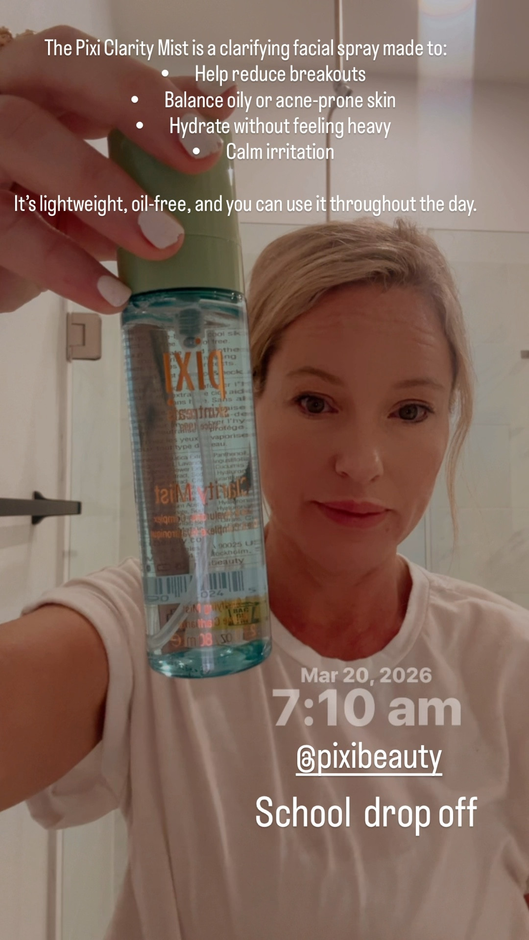 Pixi beauty clarifying mist 
#pixibeauty 

#LTKBeauty #LTKgrwm #LTKselfcare