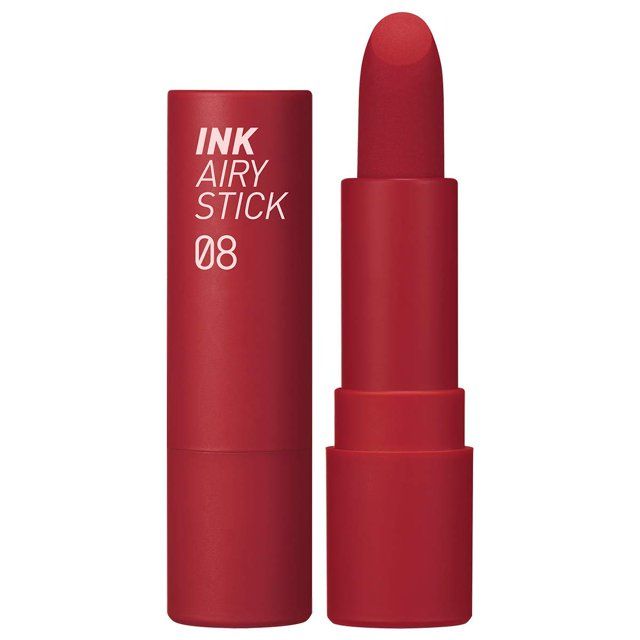 [ PERIPERA ] Ink the Airy Velvet Stick 008 Warmy Red 3.6 g (0.12 oz) | Walmart (US)