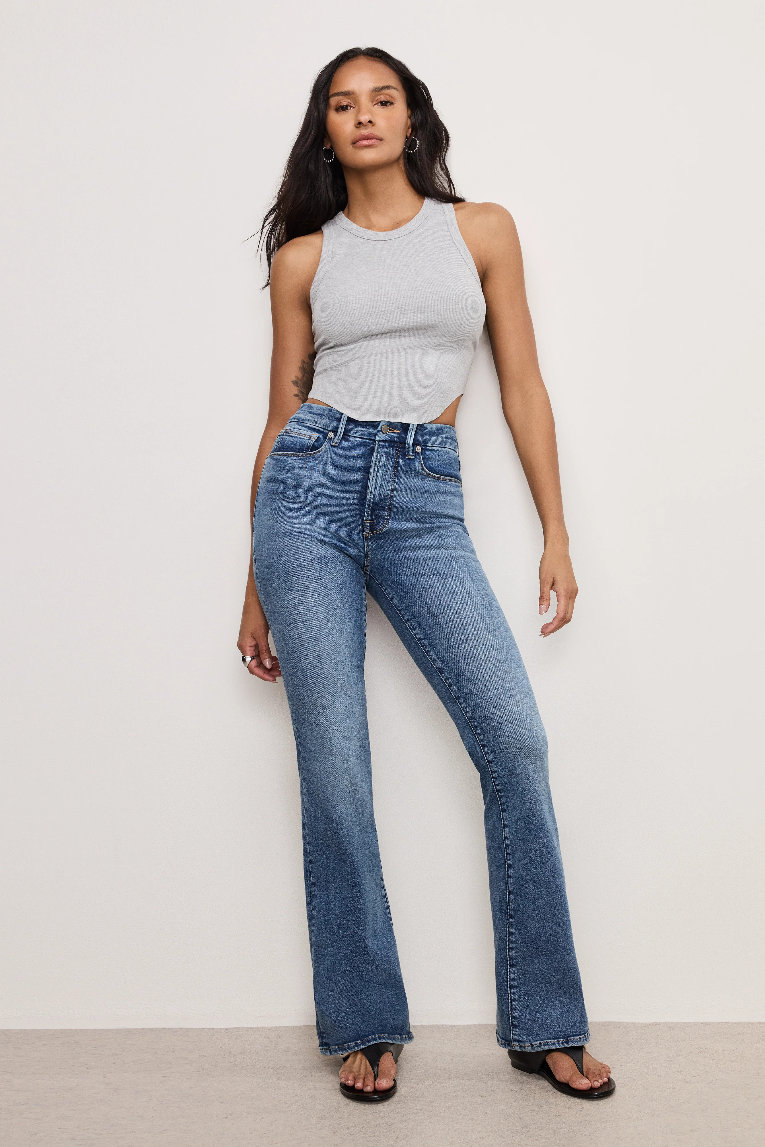 COMPRESSION GOOD CLASSIC BOOTCUT JEANS | INDIGO254 - GOOD AMERICAN | Good American