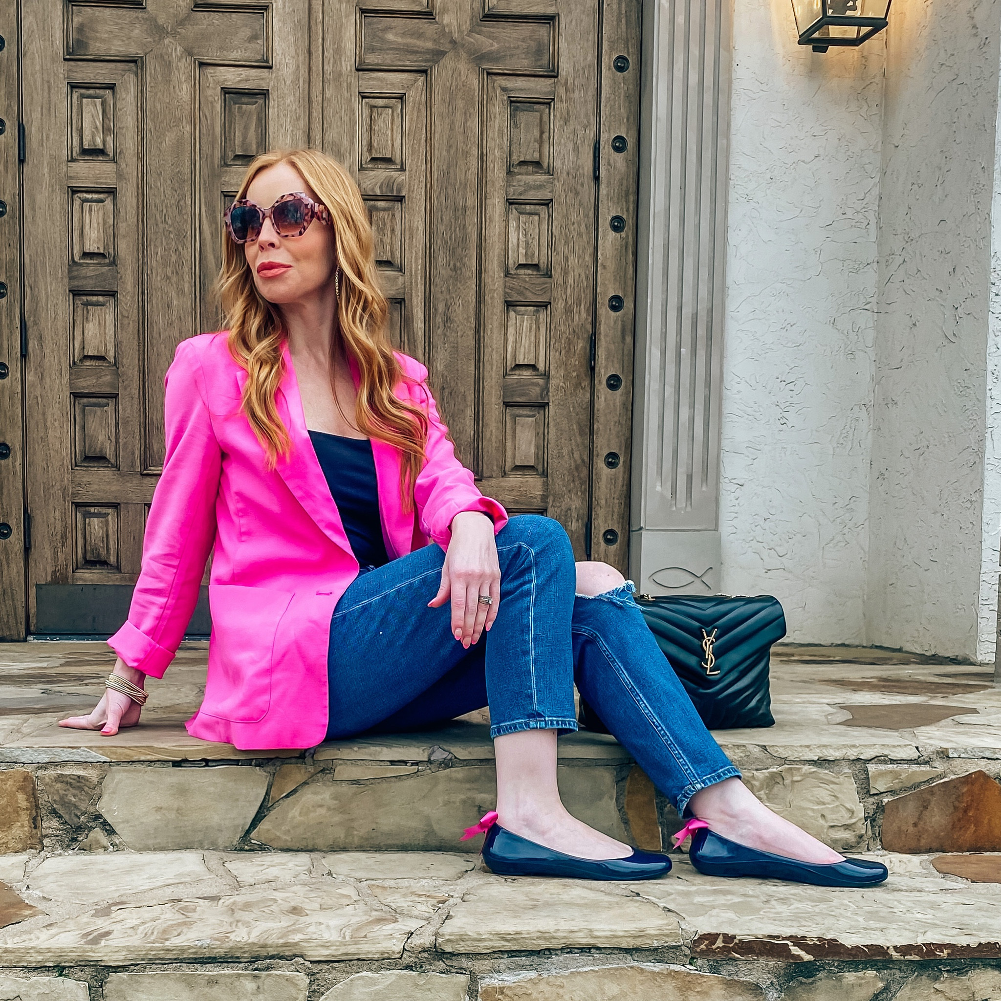 Target style, Abercrombie jeans, ballet flats, work style, blazer, mom jeans, style over 40

#LTKSeasonal #LTKworkwear #LTKstyletip