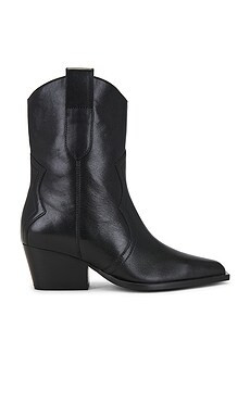 Free People Cat Nap Cowboy Boot in Black Leather from Revolve.com | Revolve Clothing (Global)