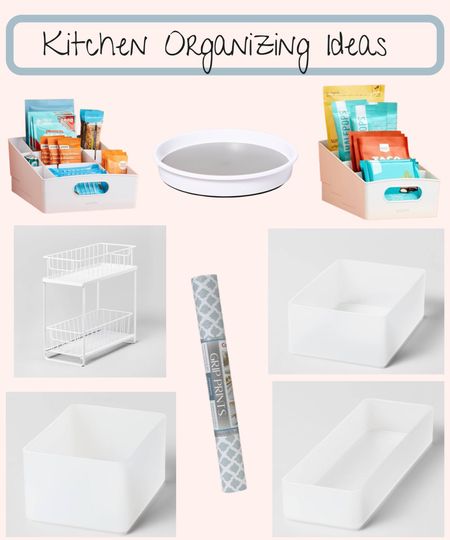 These ORGANIZING bINS are great for your KITCHEN or OTHER SPACES in your home. Kitchen organizer | kitchen organizing | organizing home | home organizer | drawer organizer | drawer liner |cabinet liner | TARGET home organization | organizer ideas 

#LTKunder50 #LTKhome #LTKfamily