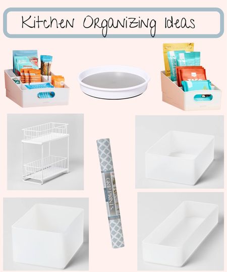 These ORGANIZING bINS are great for your KITCHEN or OTHER SPACES in your home. Kitchen organizer | kitchen organizing | organizing home | home organizer | drawer organizer | drawer liner |cabinet liner | TARGET home organization | organizer ideas 

#LTKunder50 #LTKhome #LTKfamily