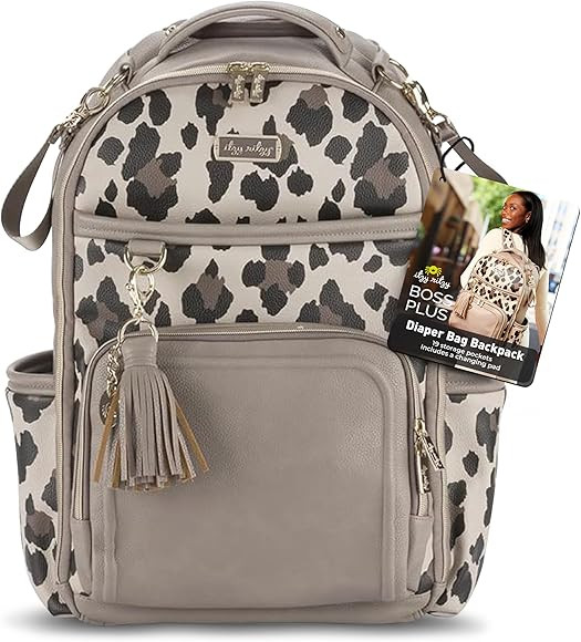 Itzy Ritzy Diaper Bag Backpack – Large Capacity Boss Plus Baby Backpack Diaper Bag Featuring 19... | Amazon (US)