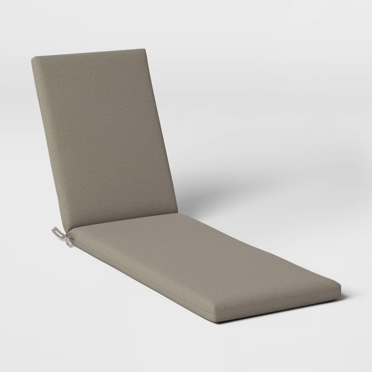 78"x24" Solid Woven Outdoor Chaise Lounge Cushion Dark Taupe - Threshold™ | Target