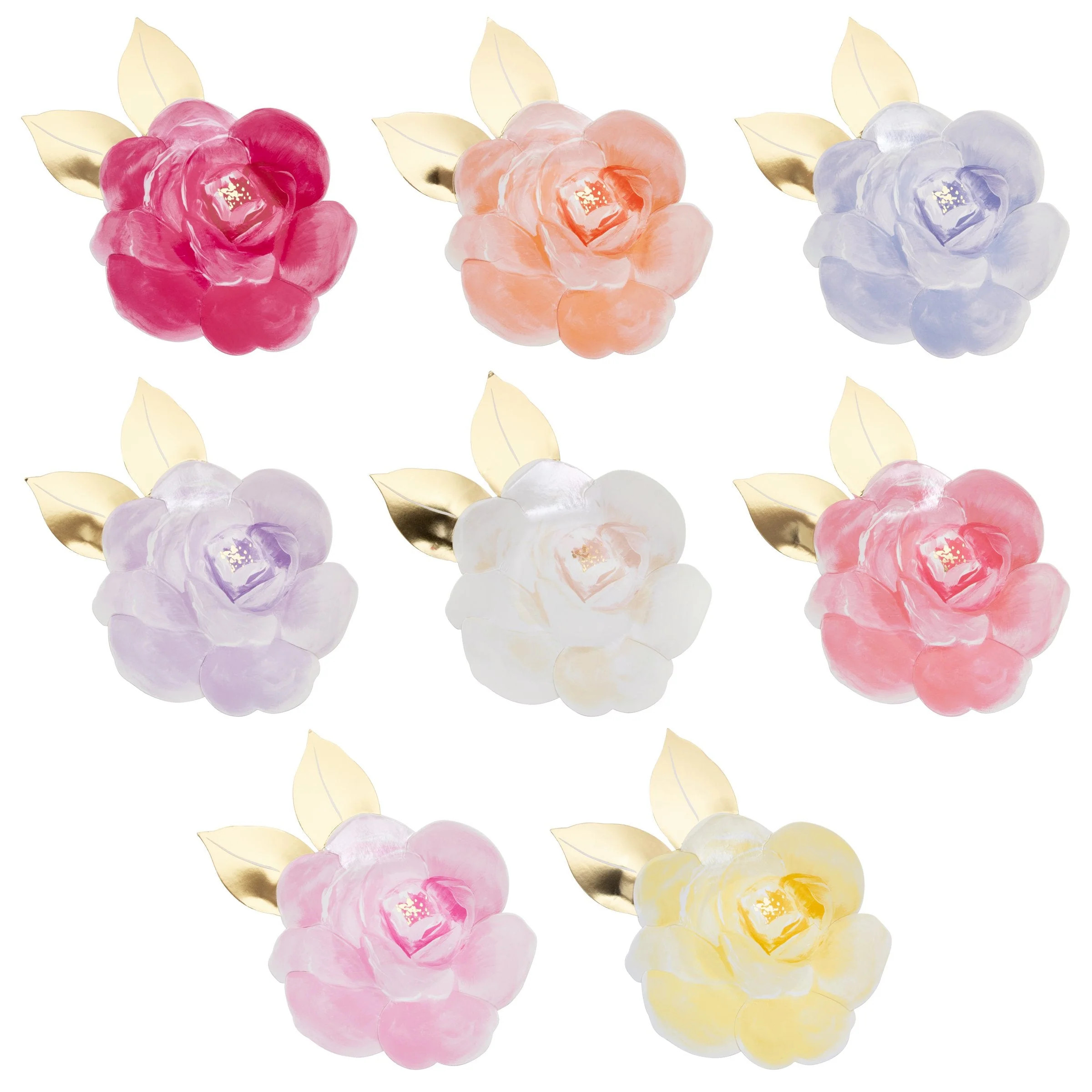 Rose Garden Plates (x 8) | Meri Meri