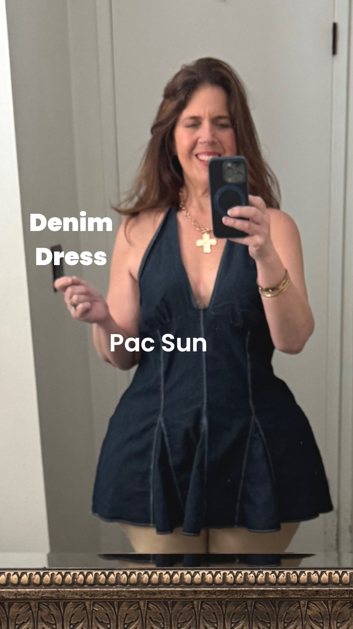 Pac Sun delivers in Denim!

Check out this adorable halter style  mini denim dress. Perfect for any Festival or Cowboy Carter events. Heck, what about a country concert? Should I wear this to see Brad Paisley in June?🤔

Let me know where you would wear this cute fit  & flare style denim beauty. #denimisin #springdress #datenightoutfit 

#LTKMidsize #LTKFindsUnder100 #LTKSeasonal