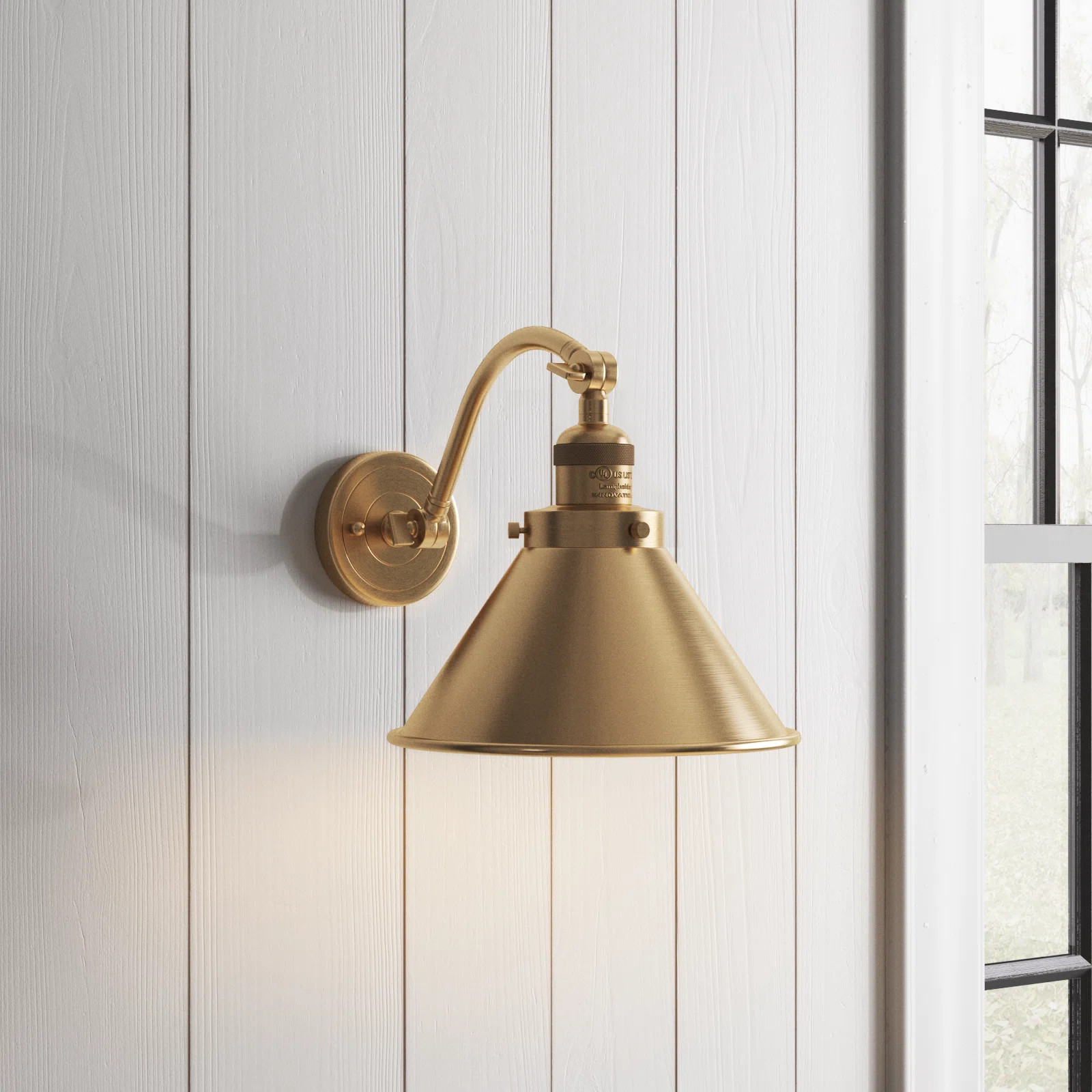 Paylor 1 - Light Dimmable Armed Sconce | Wayfair North America