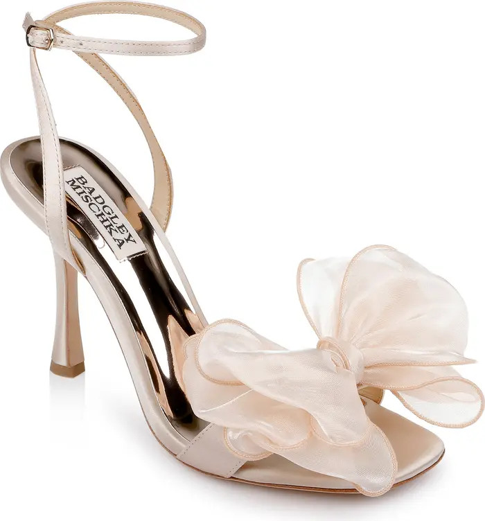 Nessie Mesh Bow Sandal (Women) | Nordstrom