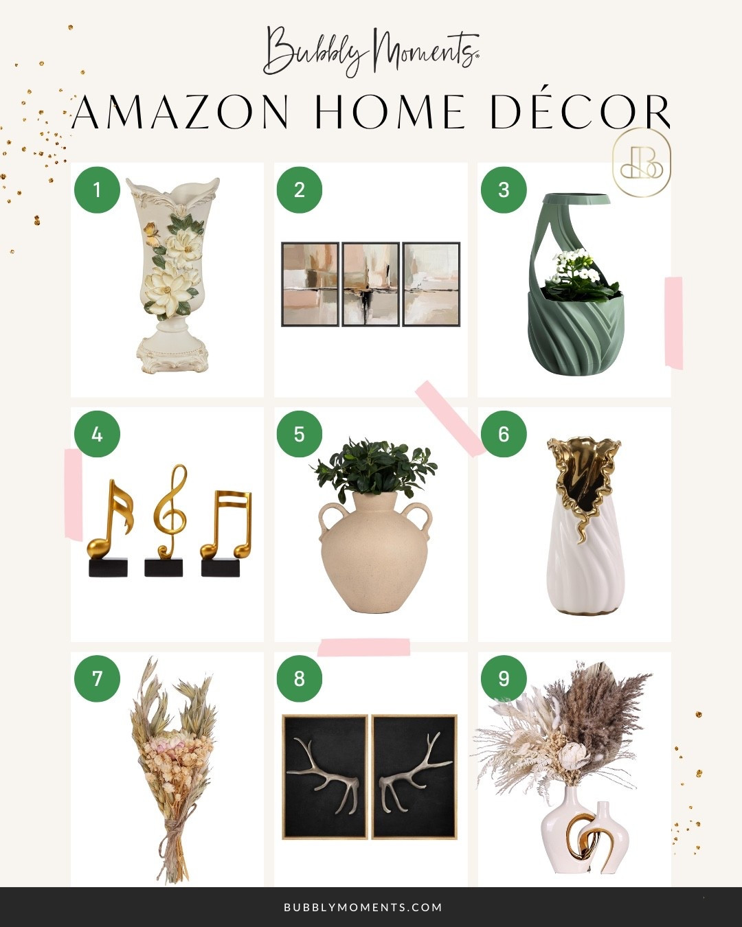 Artful details that turn everyday spaces into something special. This decor edit highlights sculptural shapes, layered finishes, and statement accents that add personality without feeling cluttered. Each piece brings visual interest while still blending seamlessly into a cohesive look.

Perfect for adding character to shelves, consoles, and walls, these finds help create a home that feels curated and expressive. Save this post for inspiration, tap to shop, and elevate your space with thoughtful design touches.

#LTKhome #LTKfinds #LTKdecor #homeinspiration #interiorstyle #decorideas #statementdecor #modernhome #homeaesthetic #designinspo #decorlovers #LTKshopping #LTKcreator #homedetails #shopthelook

#LTKFindsUnder50 #LTKFindsUnder100 #LTKHome