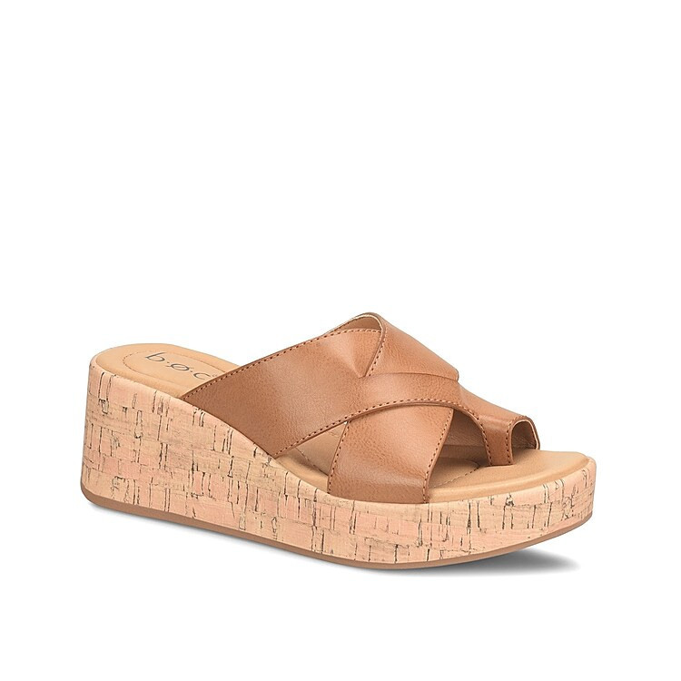 b.o.c. Born Concept Sunny Wedge Sandal | Women's | Tan | Size 10 | Sandals | DSW