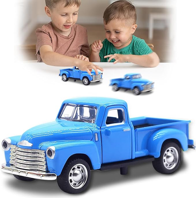 Little Blue Truck Toy for Toddlers 2 3 4 5 6 7 8 Year Old Boys Girls,1:32 Alloy Toddlers Car Toy ... | Amazon (US)