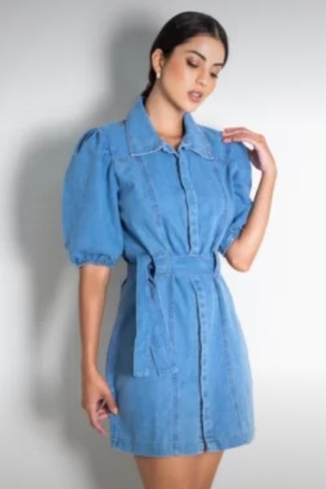 Inspiração do vestido que usei no post! 
Sou paixoneta por peças jeans! 

#LTKstyletip #LTKbrasil