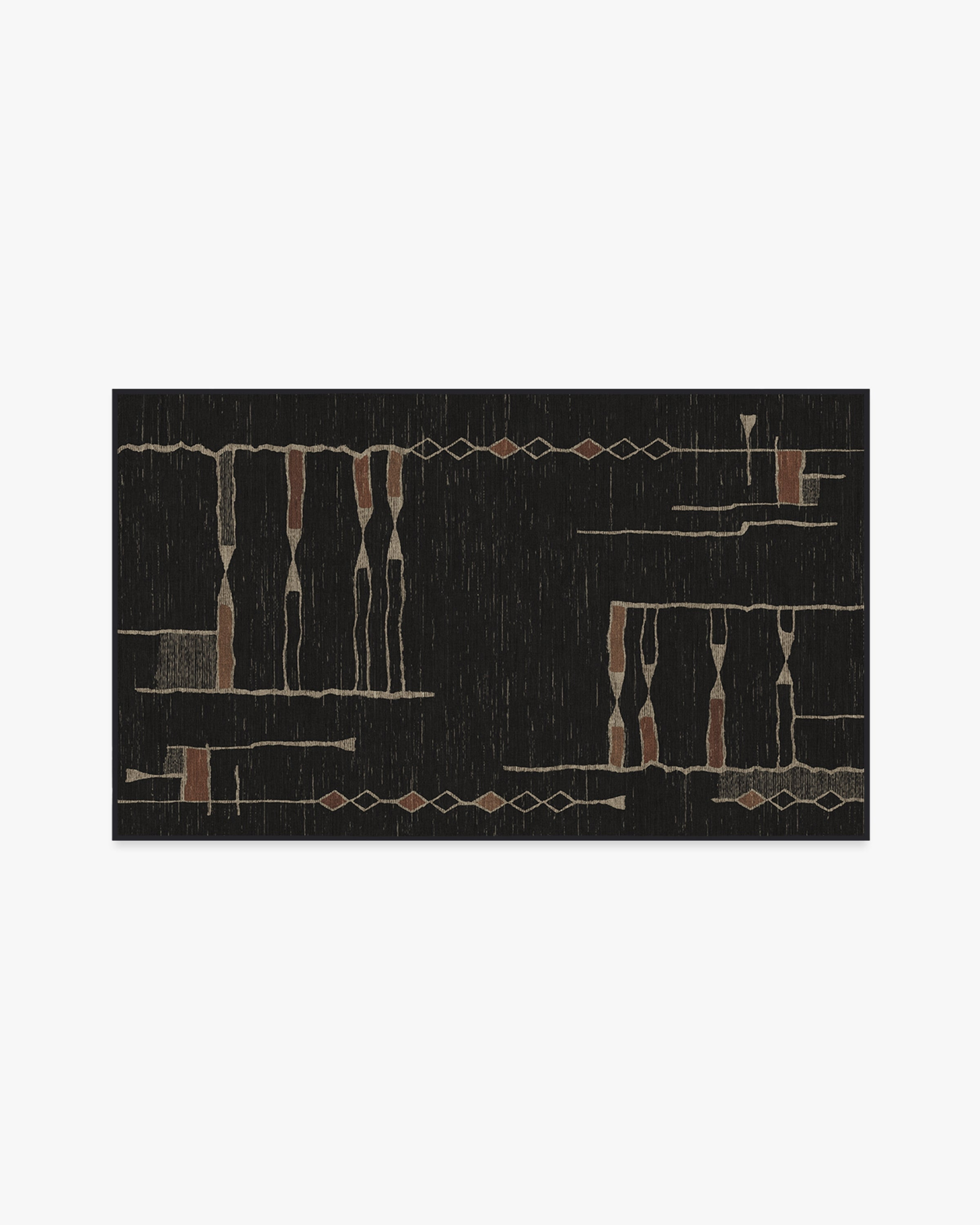 Architectural Digest Nisa Ink Black Rug | Ruggable