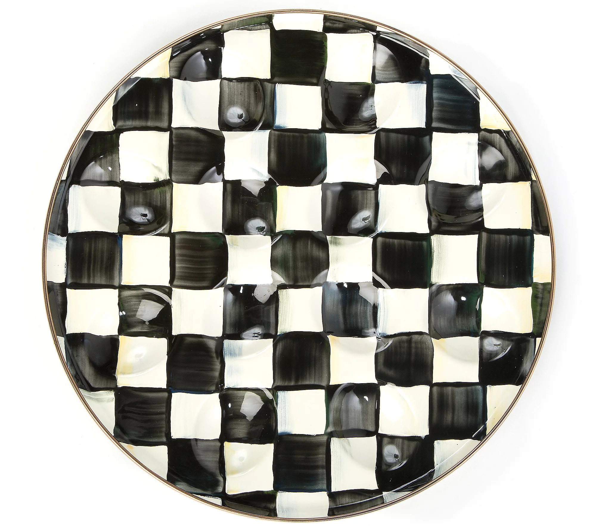 As Is MacKenzie-Childs Egg Plate | QVC