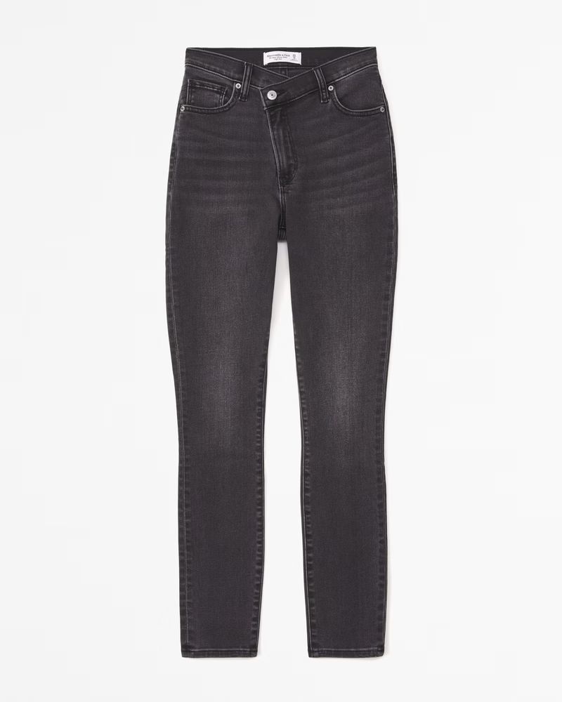 Women's High Rise Super Skinny Ankle Jean | Women's New Arrivals | Abercrombie.com | Abercrombie & Fitch (US)