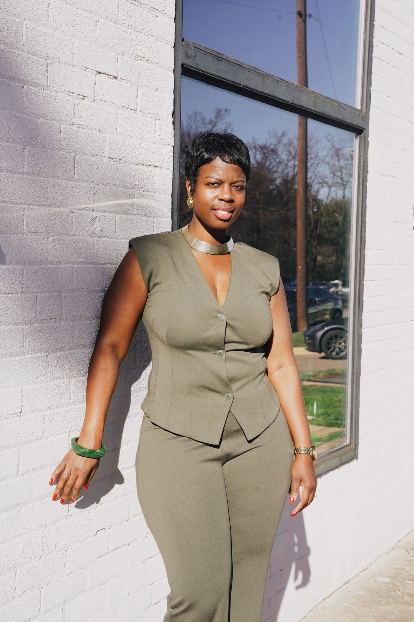 Olive Green pants set @Express #expressyou 

#LTKWorkwear #LTKSpringSale #LTKU