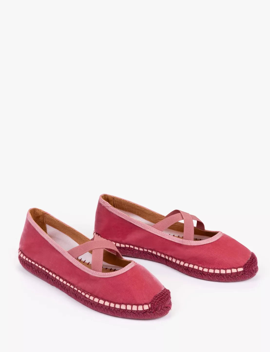 Chico Velvet Espadrille - Rose | Penelope Chilvers