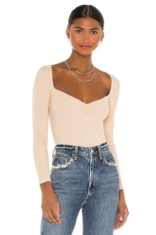 MAJORELLE Salone Sweater in Almond from Revolve.com | Revolve Clothing (Global)