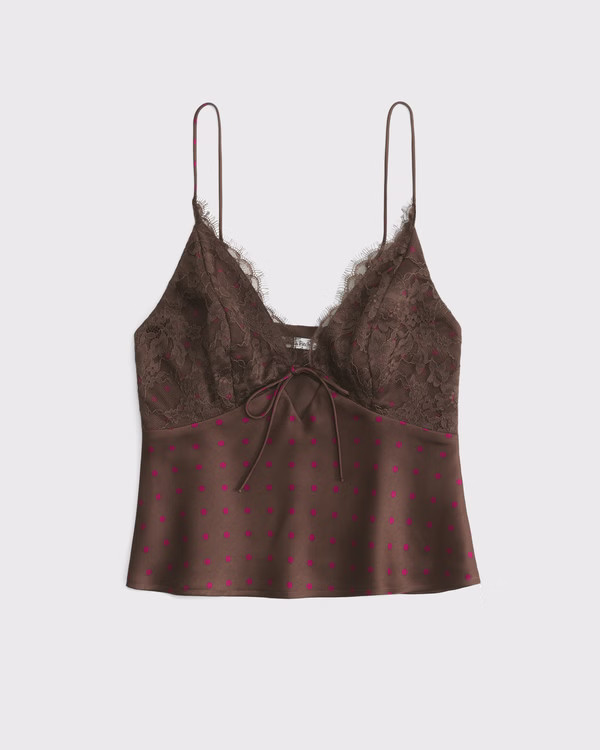 The A&F Bella Tie-Front Cami | Abercrombie & Fitch (US)