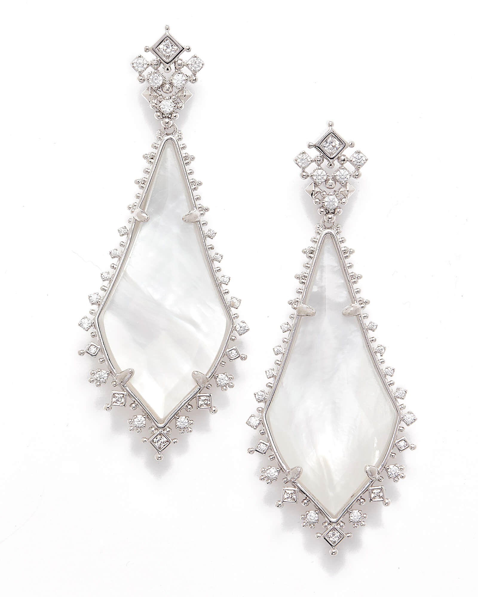 Martha Statement Earrings in Silver | Kendra Scott