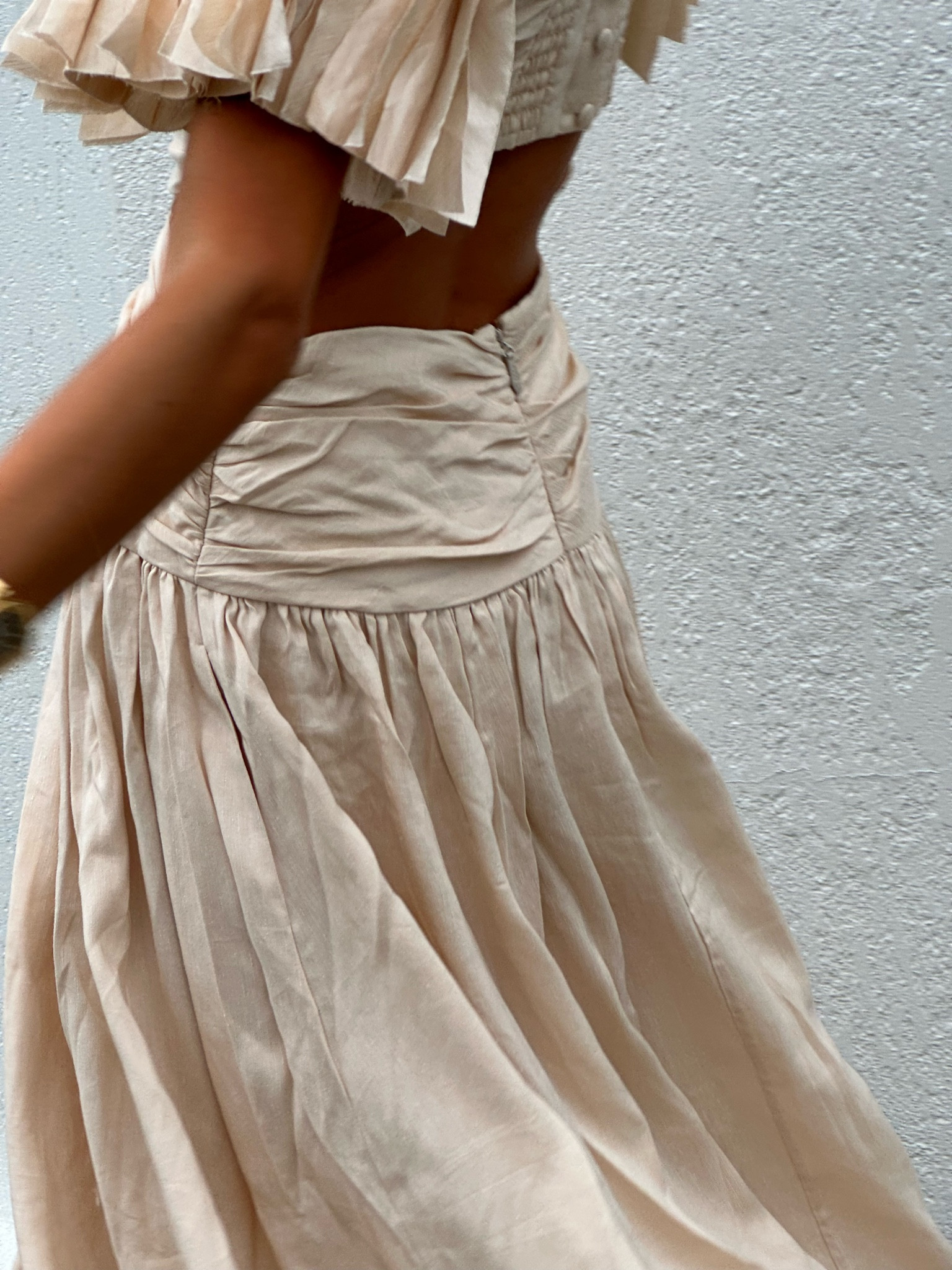 aje marianne ruched midi dress Aje Marianne Ruched Midi Dress