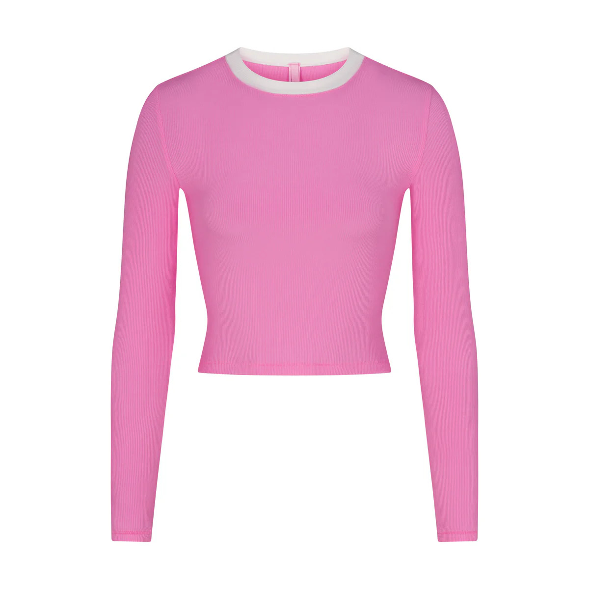 RINGER LONG SLEEVE CROP TOP | SKIMS (US)