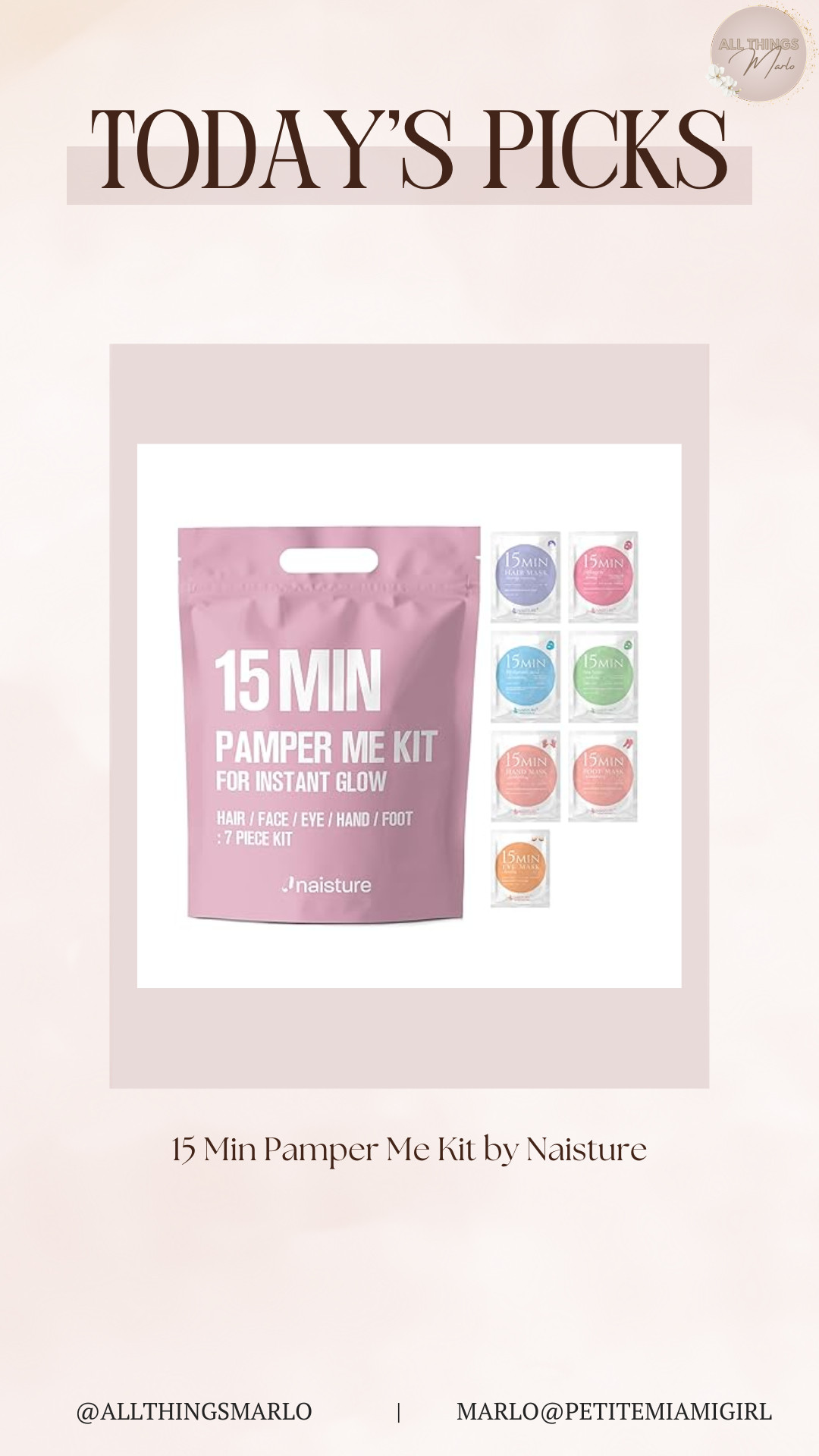 15 Min Pamper Me Kit by Naisture 

 #LTKootd #LTKSeasonal #LTKFindsUnder50