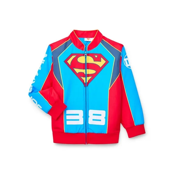 Superman Boys Graphic Bomber Jacket, Sizes 4-12 | Walmart (US)