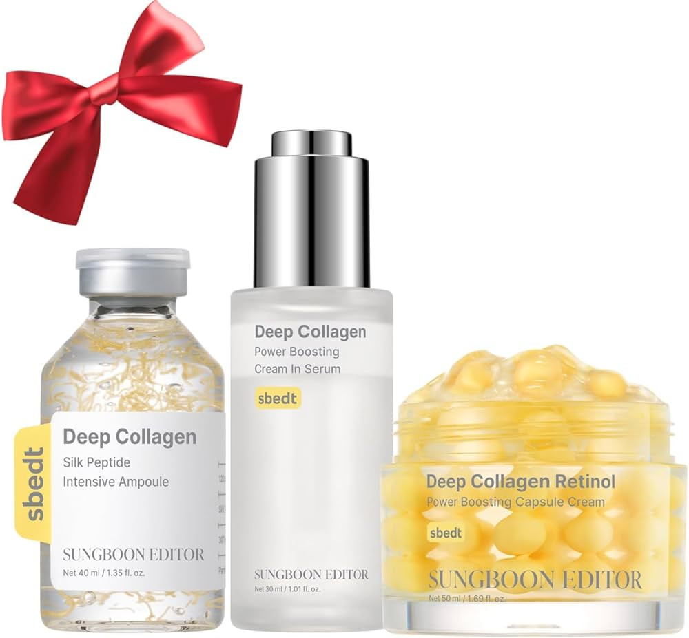 SUNGBOON EDITOR Intensive Collagen Care Trio | for Fine Lines, skin elasticity care, Dry Skin | S... | Amazon (US)