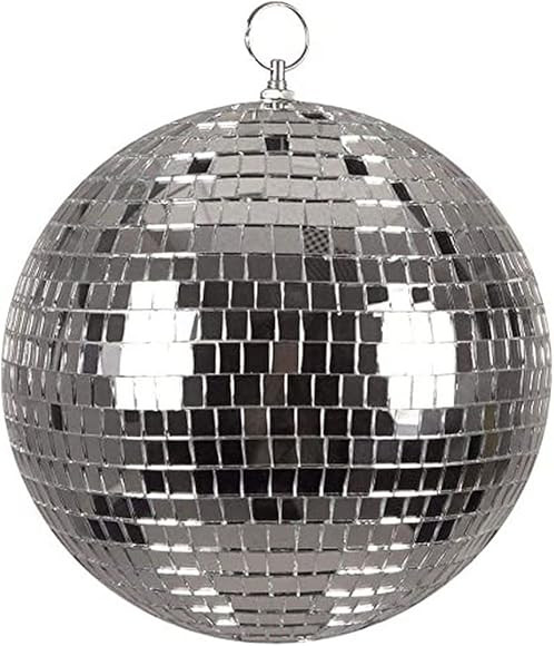 Boland - Discokugel, glänzend, Durchmesser ca. 20 cm, Disco Fever, Partydekoration, Hängedeko, ... | Amazon (DE)