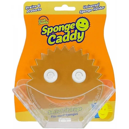 Scrub Daddy- Sponge Caddy- Universal Self- Draining Sponge Holder- Dual Non-slip Suction Cups, Smart | Walmart (US)